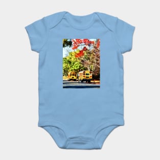 Teachers - Parked School Buses Baby Bodysuit